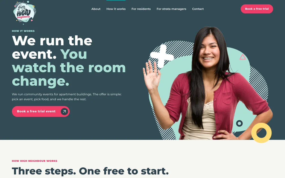 High Neighbour How it works page