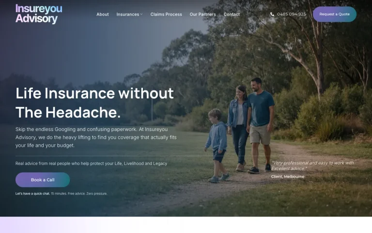 InsureYou Advisory homepage