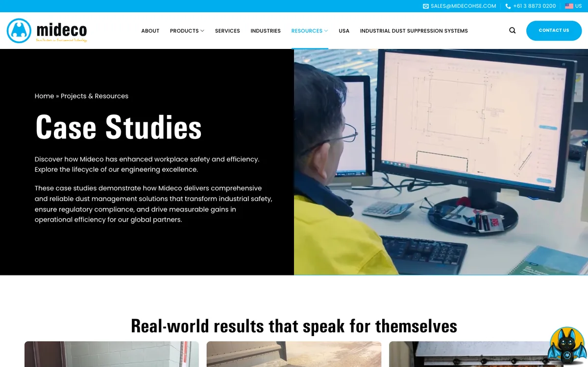 Mideco case studies page