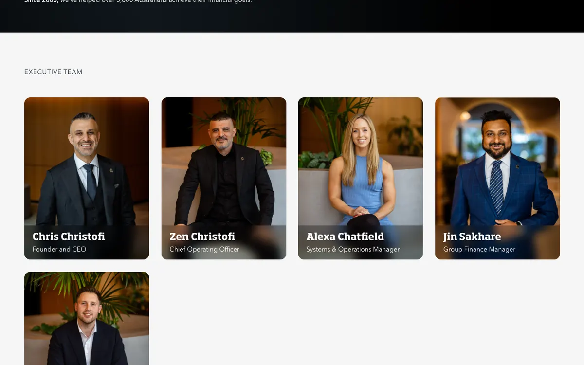 Reventon people and partners page