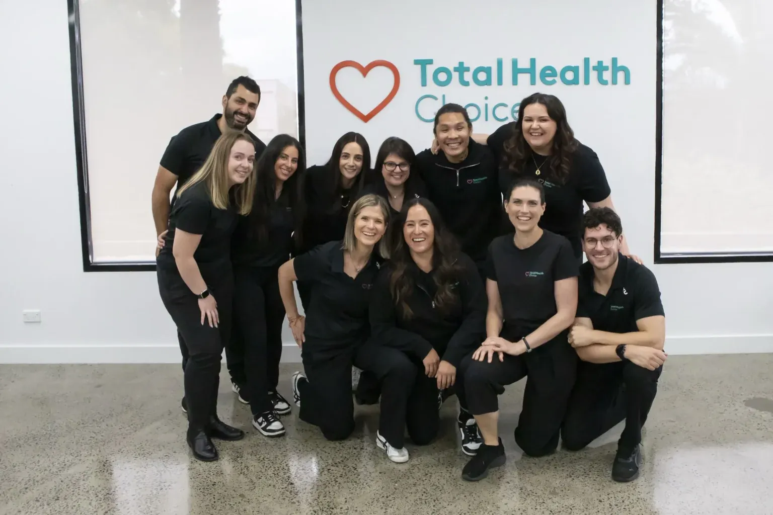 The Total Health Choice team at their clinic